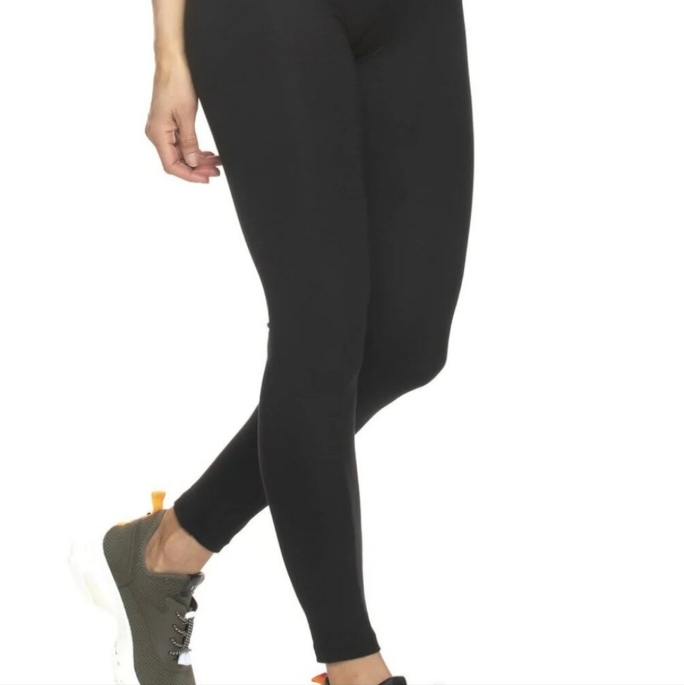 New! Felina Black Two Pack Leggings Lightweight Size Medium